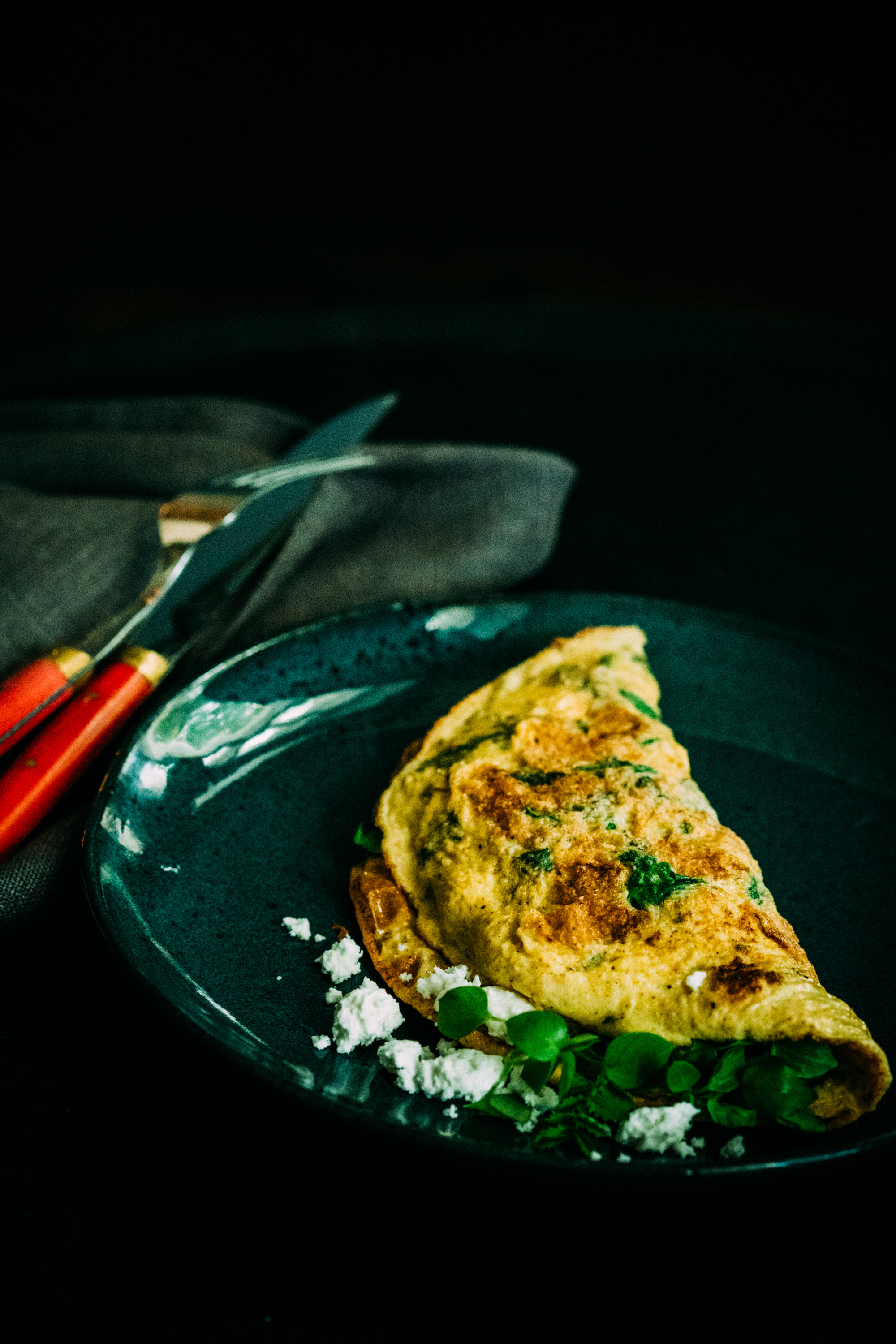 Wildkräuter-Omelette – wild at herbs